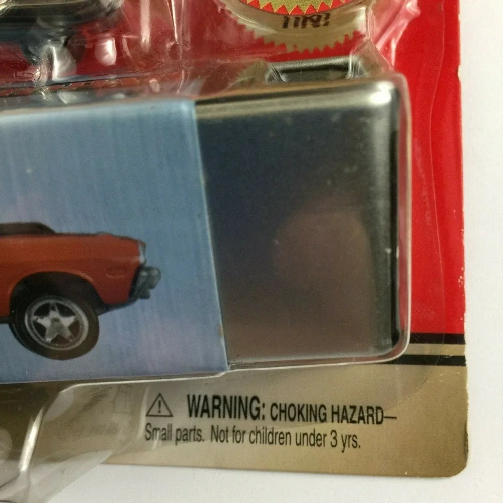 Johnny Lightning Mopar 1970 70‎ Dodge Challenger Car Orange +Tin Die Cast 1/64